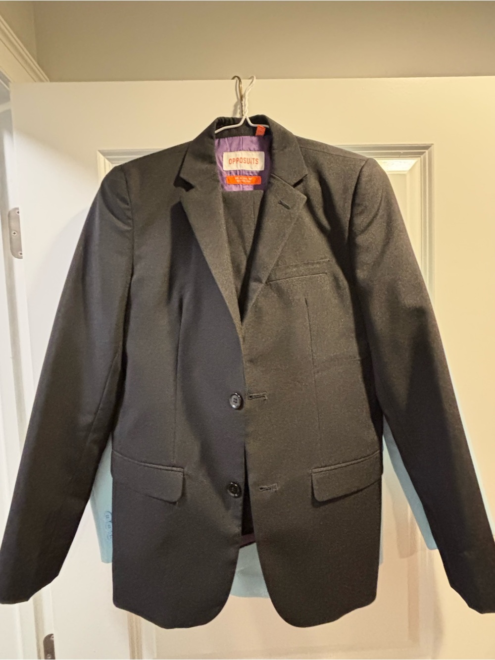 Opposuits Black Teen Suit
